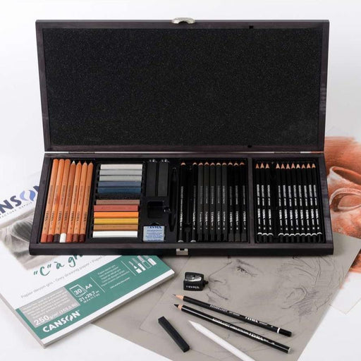 LYRA Lyra Rembrandt Drawing Set 47 pcs in Wooden Box