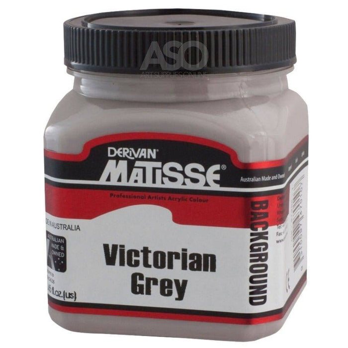 MATISSE BACKGROUND MATISSE 250ml Matisse Background Acrylics Victorian Grey