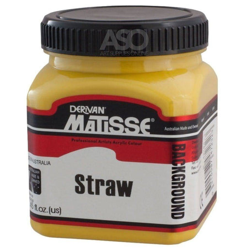 Matisse Background Acrylics Straw (BROWN YELLOW) - The Sydney Art Store