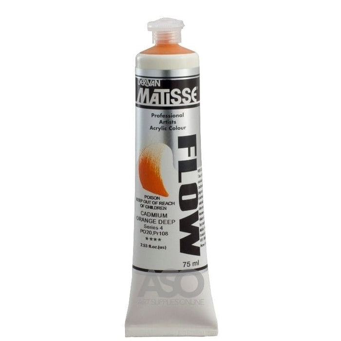 MATISSE FLOW MATISSE 75ml Matisse FLOW Cadmium Orange Deep