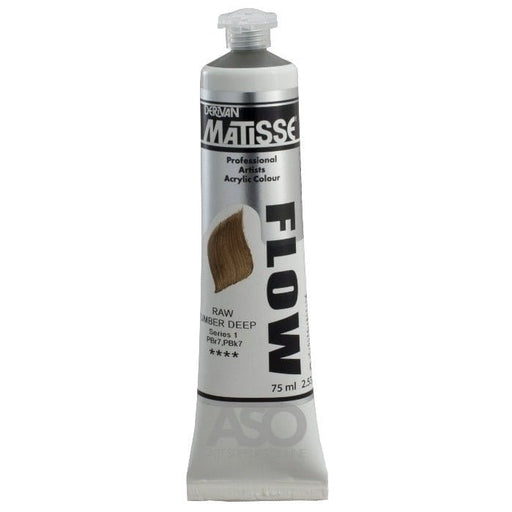 MATISSE FLOW MATISSE 75ml Matisse FLOW Raw Umber Deep