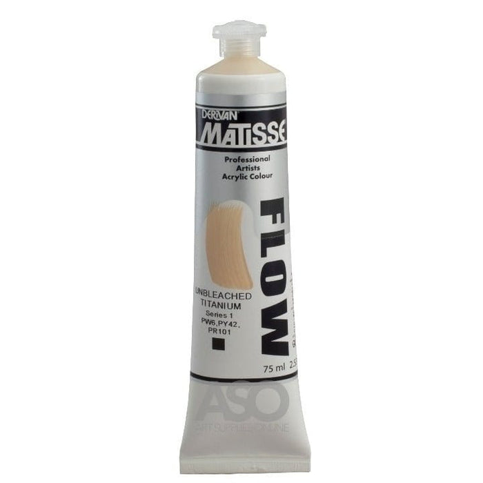 MATISSE FLOW MATISSE 75ml Matisse FLOW Unbleached Titanium