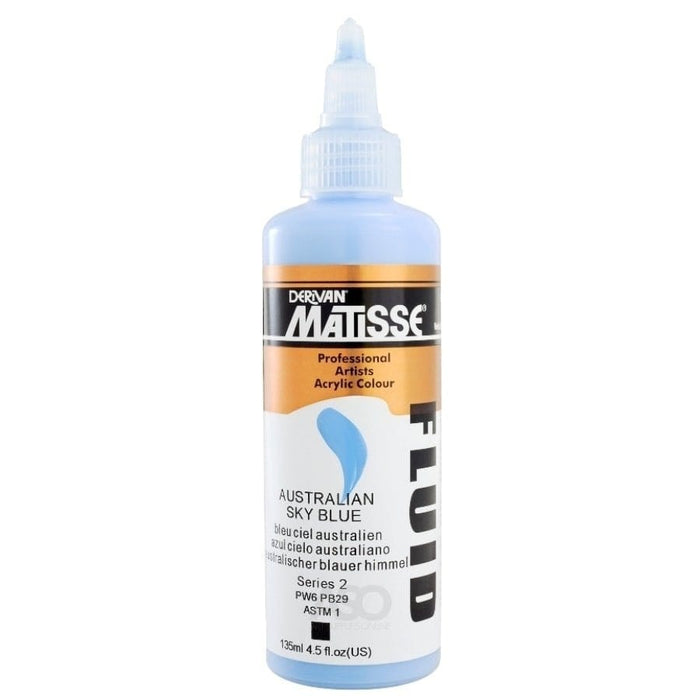 Matisse Fluid 135ml Australian Sky Blue