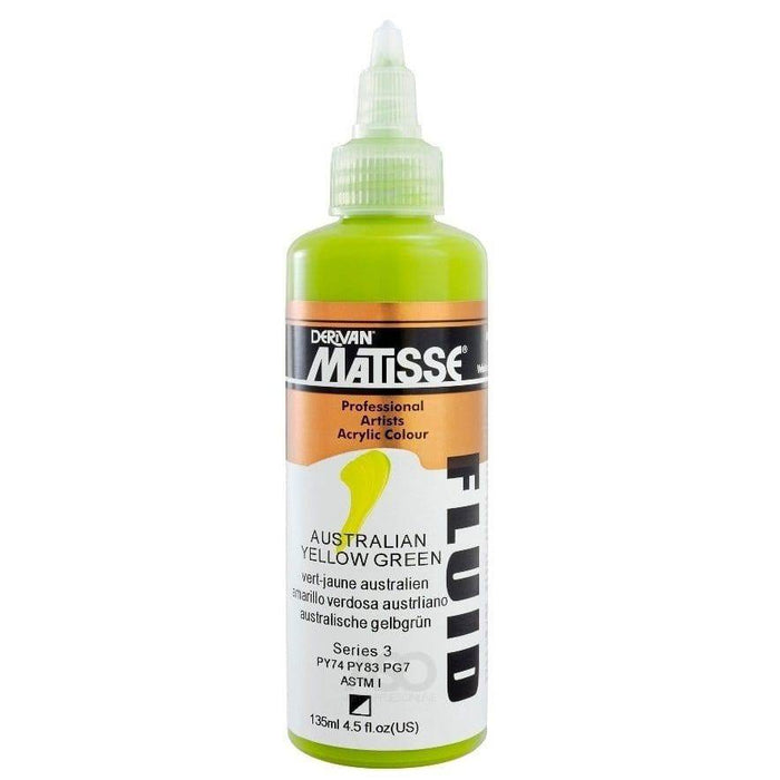 Matisse Fluid 135ml Australian Yellow Green