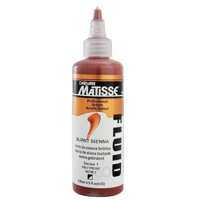 Matisse Fluid 135ml Burnt Sienna