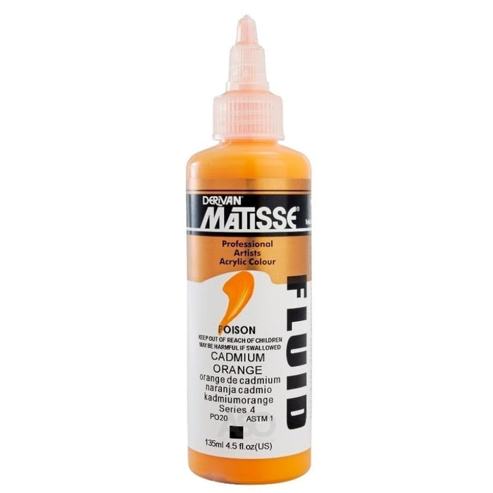 Matisse Fluid 135ml Cadmium Orange