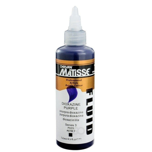 Matisse Fluid 135ml Dioxazine Purple - The Sydney Art Store