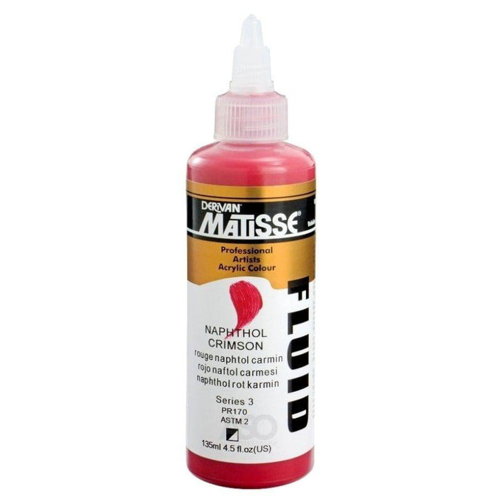 Matisse Fluid 135ml Napthol Crimson - The Sydney Art Store