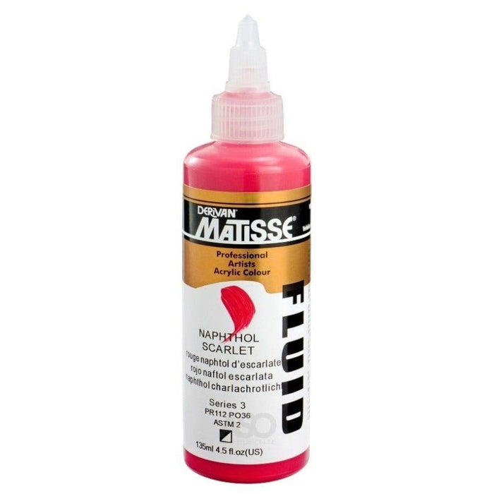 Matisse Fluid 135ml Napthol Scarlet