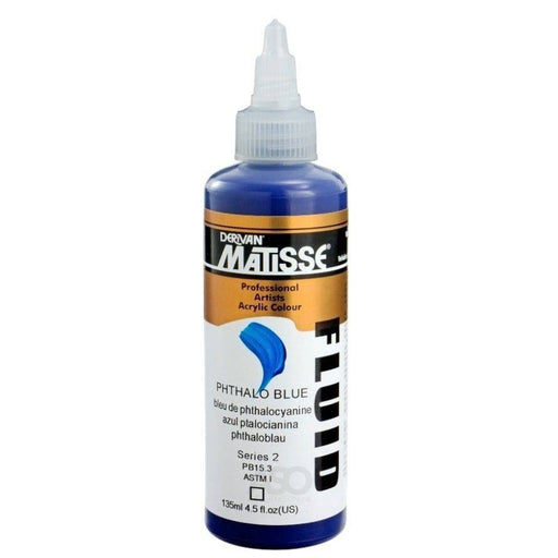 Matisse Fluid 135ml Phthalo Blue - The Sydney Art Store