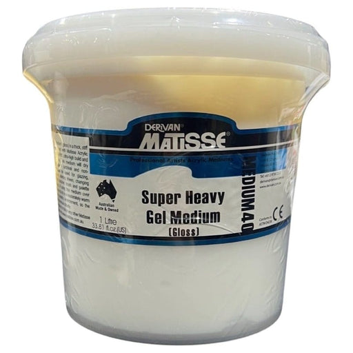 MATISSE MEDIUMS MATISSE 1 Litre Matisse MM40 Super Heavy Gel Medium Gloss