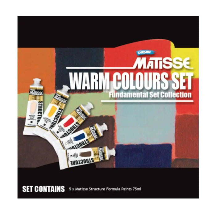 Derivan Matisse Structure Warm Colours Set