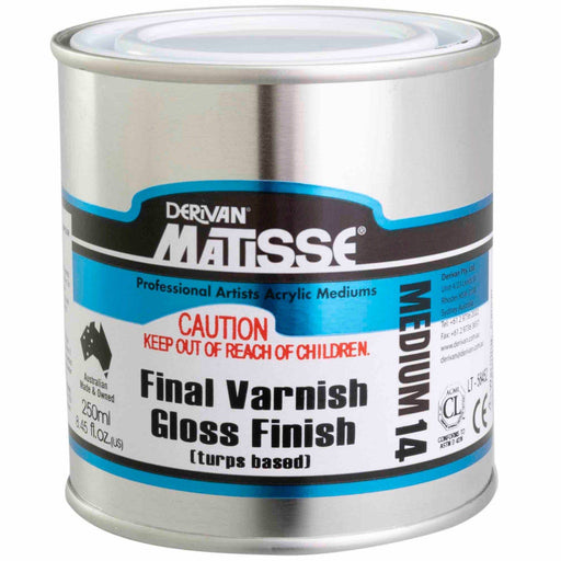 MM14 Gloss Varnish - Turps Based - The Sydney Art Store