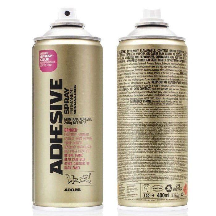 AP400 Montana Cans Adhesive Permanent 400ml - The Sydney Art Store