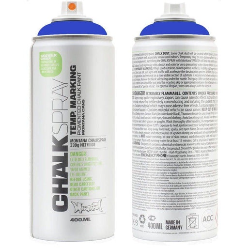 CH5050 Montana Cans Chalk Spray Blue 400ml - The Sydney Art Store