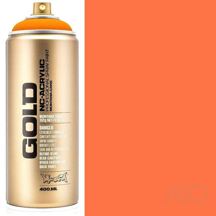 MFL2000 Montana Gold Cans Power Orange (Fluoro) 400ml