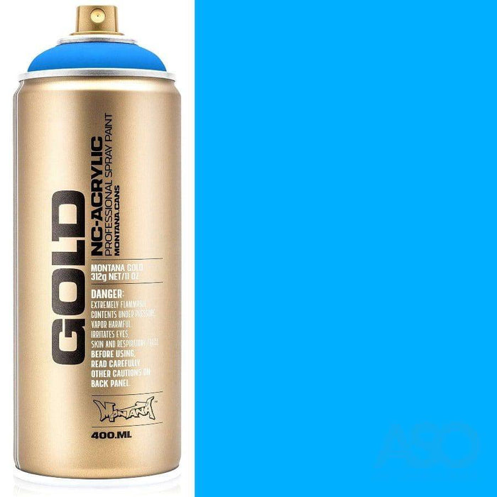 MFL5000 Montana Gold Cans Flame Blue (Fluoro) 400ml - The Sydney Art Store