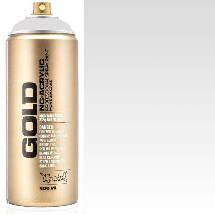 T9100 Montana Gold Can Transparent White 400ml