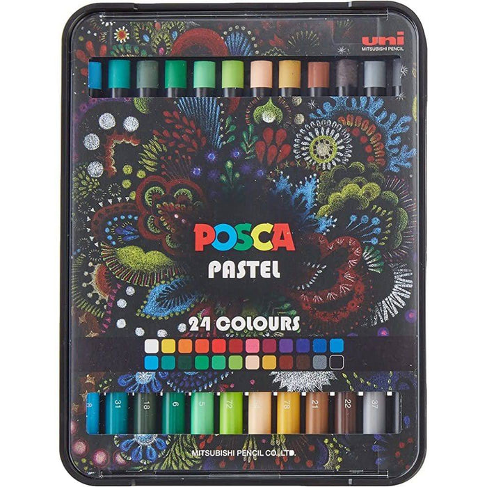 Posca Wax Pastels 24 Set