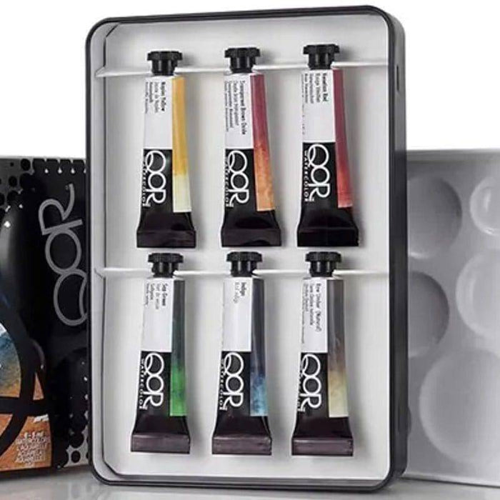 Qor Watercolour Earth Colours 6 Set 5ml