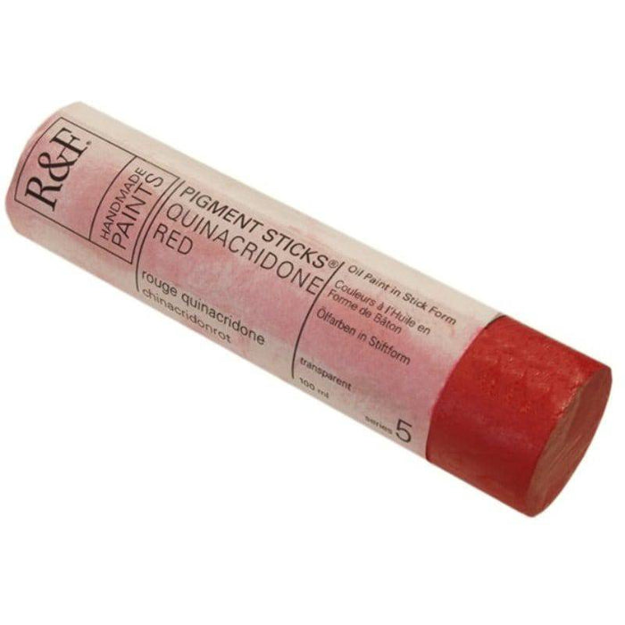 R&F Oil Sticks Quinacridone Red - The Sydney Art Store