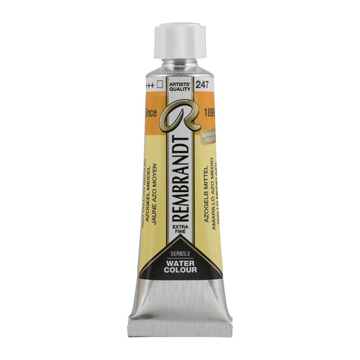 REMBRANDT WATERCOLOURS REMBRANDT WATERCOLOURS Rembrandt Watercolour 10ml - 247 - Azo Yellow Medium