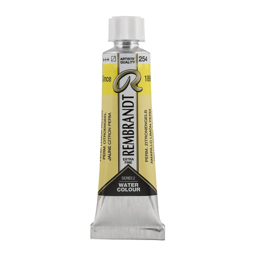 REMBRANDT WATERCOLOURS REMBRANDT WATERCOLOURS Rembrandt Watercolour 10ml - 254 - Permanent Lemon Yellow