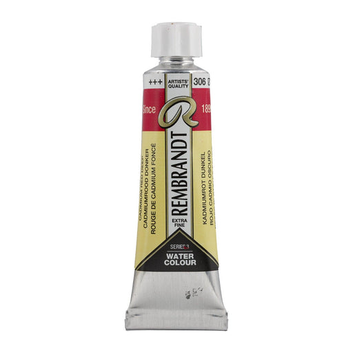 REMBRANDT WATERCOLOURS REMBRANDT WATERCOLOURS Rembrandt Watercolour 10ml - 306 - Cadmium Red Deep