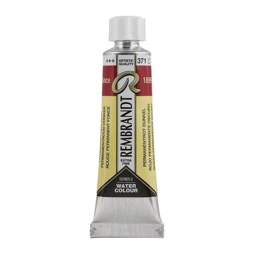 REMBRANDT WATERCOLOURS REMBRANDT WATERCOLOURS Rembrandt Watercolour 10ml - 371 - Permanent Red Deep