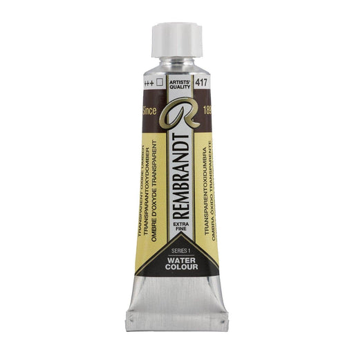 REMBRANDT WATERCOLOURS REMBRANDT WATERCOLOURS Rembrandt Watercolour 10ml - 417 - Transparent Oxide Umber