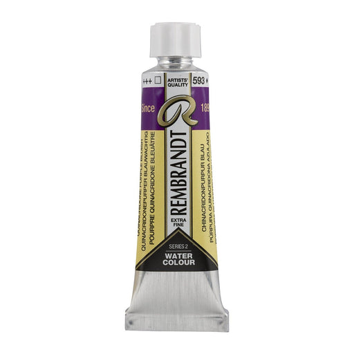 REMBRANDT WATERCOLOURS REMBRANDT WATERCOLOURS Rembrandt Watercolour 10ml - 593 - Quinacridone Purple Bluish