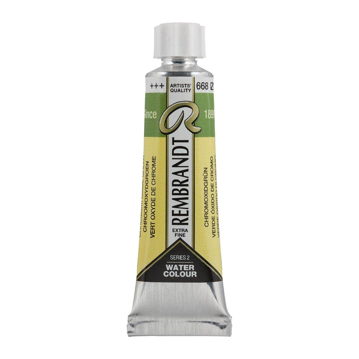 REMBRANDT WATERCOLOURS REMBRANDT WATERCOLOURS Rembrandt Watercolour 10ml - 668 - Chromium Oxide Green