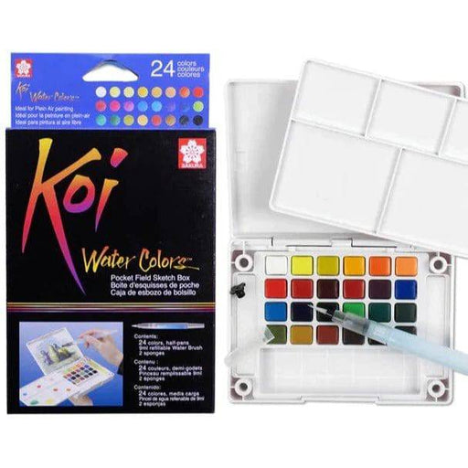 SAKURA SAKURA Sakura Koi Watercolours 24 Plain Air Set