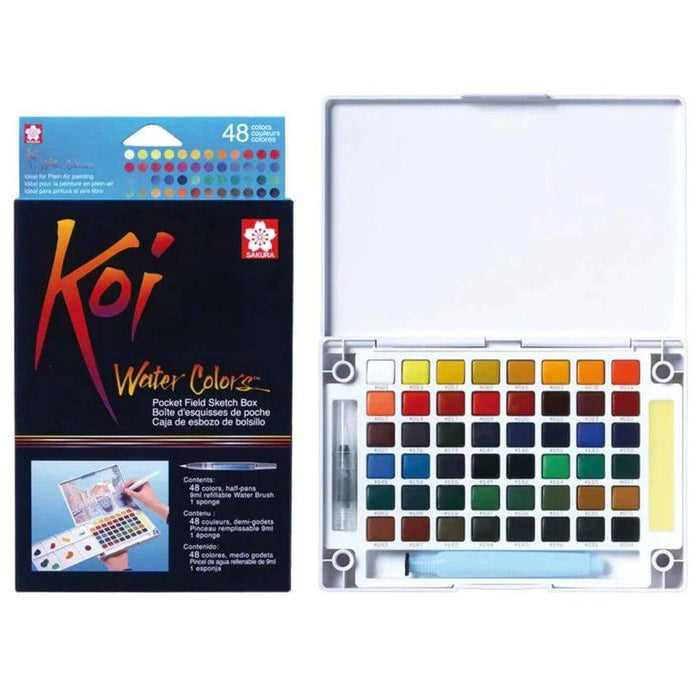 Sakura Koi Watercolours 48 Plein Air Set