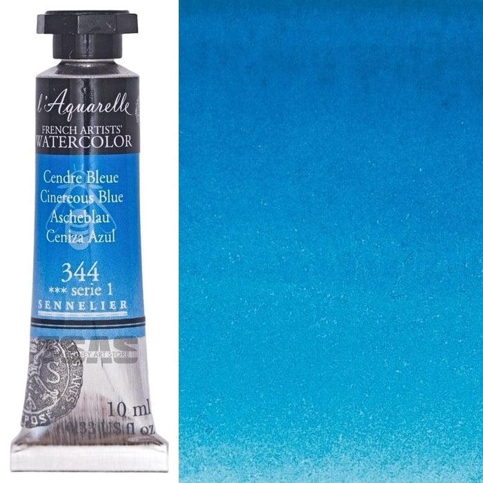 SENNELIER WATERCOLOURS SENNELIER WATERCOLOURS Sennelier Artist Watercolour 344 Cinereous Blue 10ml