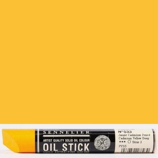 SENNELIER OIL STICKS SENNELIER Sennelier Oil Stick 38ml No.533 Cadmium Yellow Deep