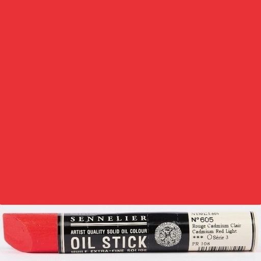 SENNELIER OIL STICKS SENNELIER Sennelier Oil Stick 38ml No.605 Cadmium Red Light