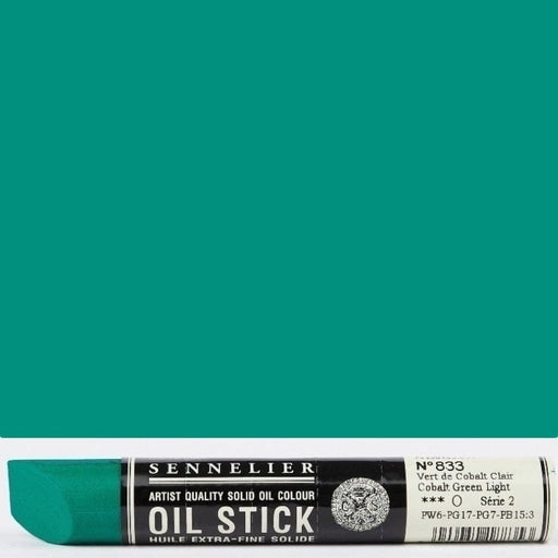 SENNELIER OIL STICKS SENNELIER Sennelier Oil Stick 38ml No.833 Cobalt Green Light