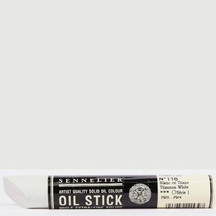 SENNELIER OIL STICKS SENNELIER Sennelier Oil Stick Titanium White 38ml No.116