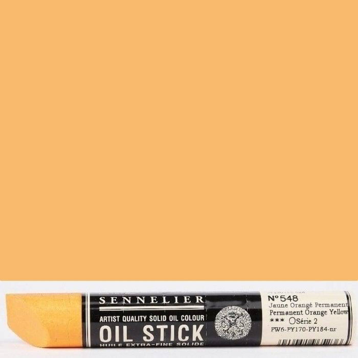 Sennelier Oil Stick 38ml No.548 Permanent Orange Yellow