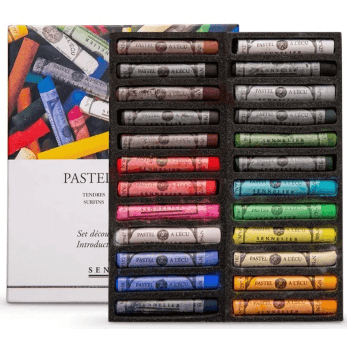 Sennelier Extra Soft Pastels Set: 24 Introductory Set