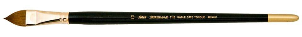 Silver Brush 7110S Renaissance Red Sable Cats Tongue Brush