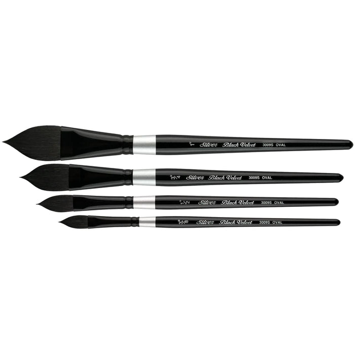 Silver Brush 3009S Black Velvet Watercolour Brushes