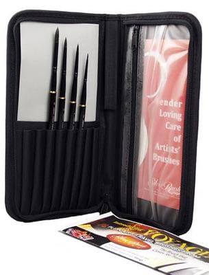 SILVER BRUSH SILVER BRUSH Silver Brush WC-3104ST Black Velvet Voyage Set