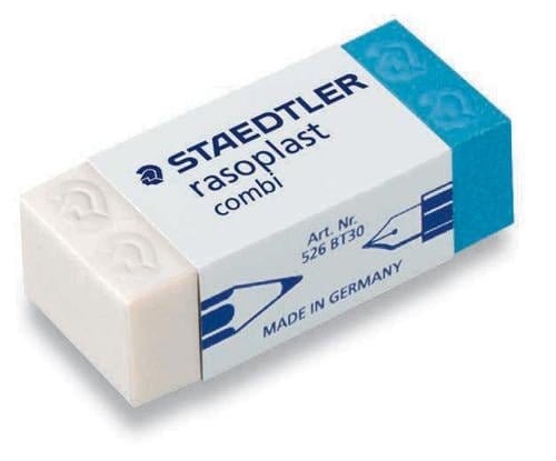 STAEDTLER STAEDTLER 43 x 19 x 13 mm Staedtler Eraser Combi Rasoplast 526 BT30