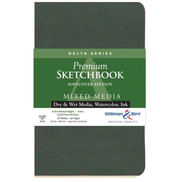 STILLMAN & BIRN STILLMAN & BIRN Stillman & Birn Delta Series Soft Cover (26 Sheets 270gsm 89x140mm)
