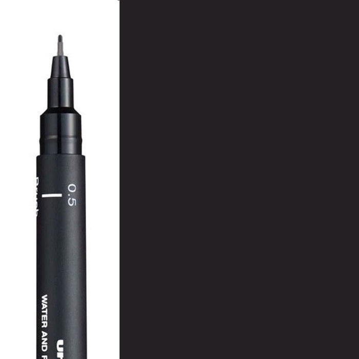 MITSUBISHI UNI PIN MITSUBISHI BLACK Size 0.5 Uni Pin 200 Fineliner Pens