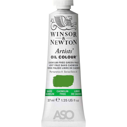 WINSOR & NEWTON ARTIST OILS WINSOR & NEWTON W&N Artist's Oil 37ml Cad Free Green Pale 897