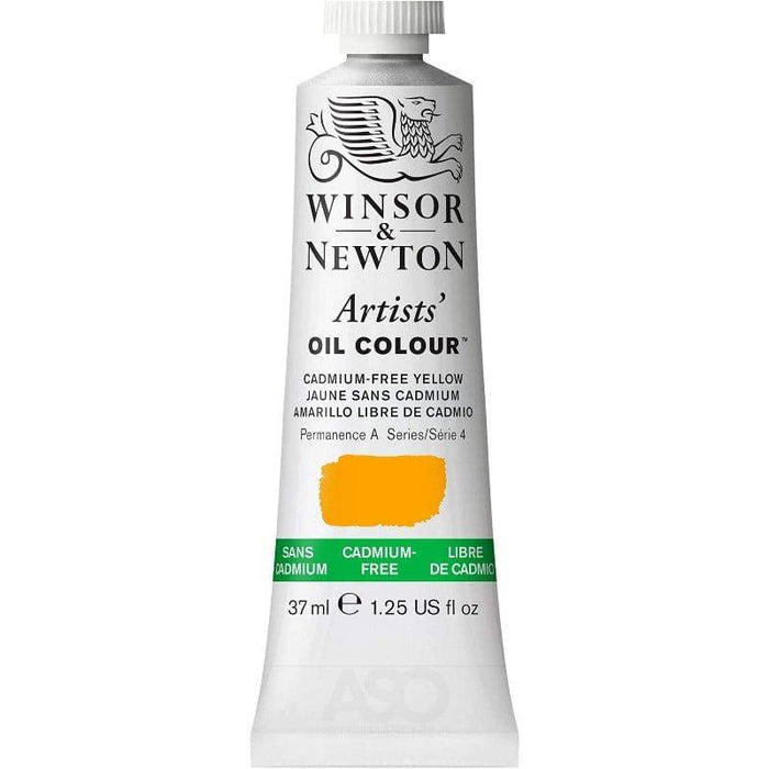 WINSOR & NEWTON ARTIST OILS WINSOR & NEWTON W&N Artist's Oil 37ml Cadmium-Free Yellow Pale 907