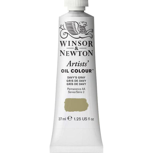 WINSOR & NEWTON ARTIST OILS WINSOR & NEWTON W&N Artist's Oil 37ml Davy’s Gray 217